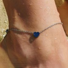 Kicsi szív nemesacél bokalánc