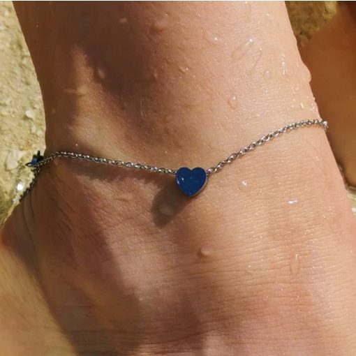 Kicsi szív nemesacél bokalánc