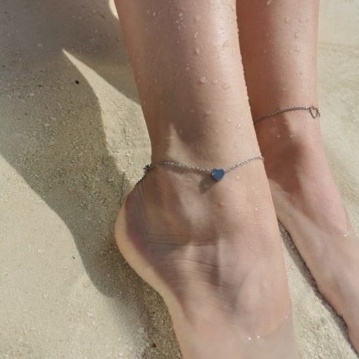 Kicsi szív nemesacél bokalánc