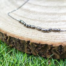 Nemesacél morze bokalánc