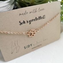 Rosegold tappancs nemesacél bokalánc