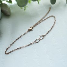 Rosegold végtelen nemesacél bokalánc