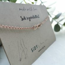 Rosegold végtelen nemesacél bokalánc