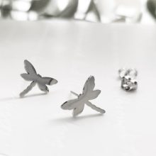 Szitakötő nemesacél fülbevaló