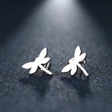 Szitakötő nemesacél fülbevaló