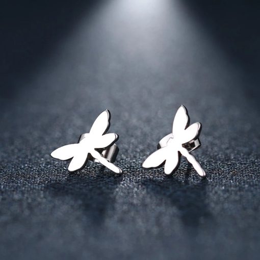 Szitakötő nemesacél fülbevaló