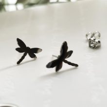 Szitakötő nemesacél fülbevaló