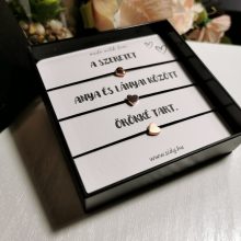 Gumizsinór karkötő szett (3 db-os)