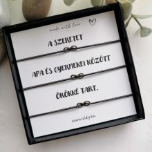 Végtelen karkötő szett díszdobozban