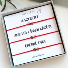 Végtelen karkötő szett díszdobozban