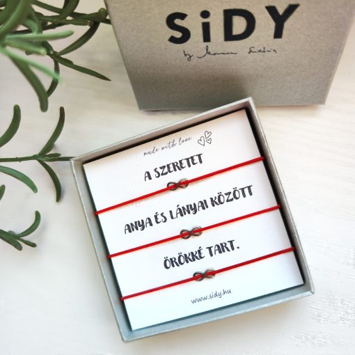 Végtelen karkötő szett díszdobozban