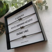 Végtelen karkötő szett díszdobozban