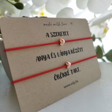 Páros szív karkötő szett