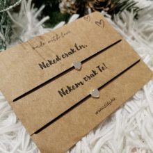 Páros szív karkötő szett