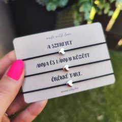 Hármas szív karkötő szett