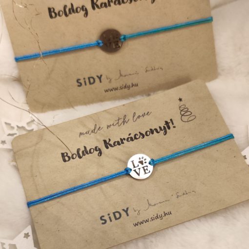 Egyedi zsinór karkötők