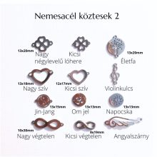 Nemesacél karkötő medál