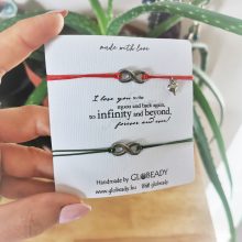 Végtelen madzag karkötő