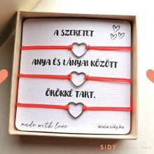 Zsinór karkötő szett díszdobozban