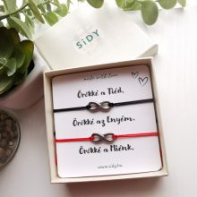 Zsinór karkötő szett díszdobozban