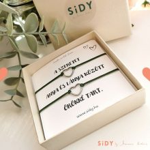 Zsinór karkötő szett díszdobozban