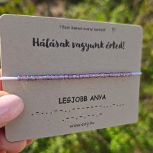 Anyák napi morze karkötő - Legjobb Anya