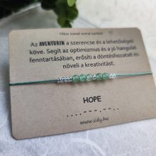 HOPE aventurin morze karkötő