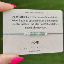 HOPE aventurin morze karkötő