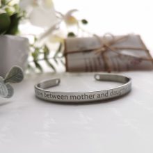 Nemesacél idézetes karkötő