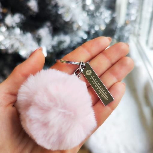 Gravírozott kulcstartó spotify kóddal