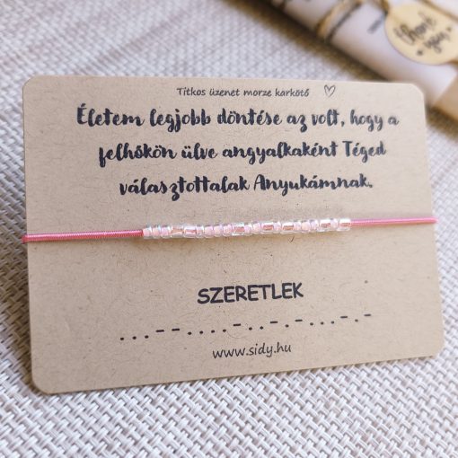 Örökké barátok karkötő idézettel