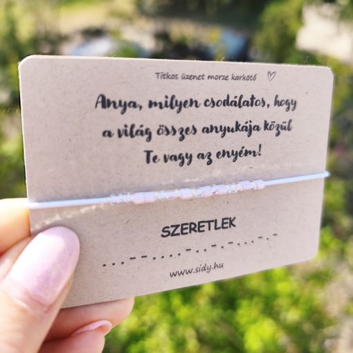 Anya karkötő idézettel