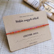 Legjobb anya morze karkötő (piros)