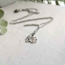 I love mom nemesacél nyaklánc