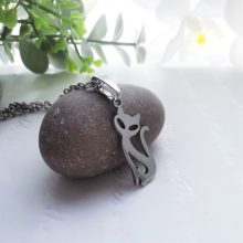 Ülő macska nyaklánc