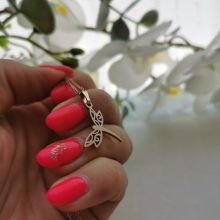 Rosegold szitakötő nemesacél nyaklánc