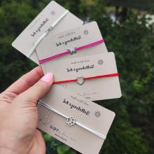 Pillangó bokalánc selyemzsinóron