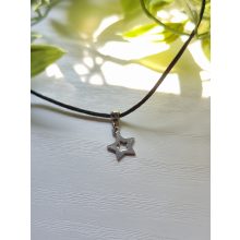Selyemnyaklánc csillag medállal
