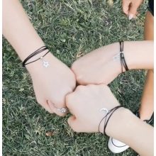 Selyemnyaklánc csillag medállal