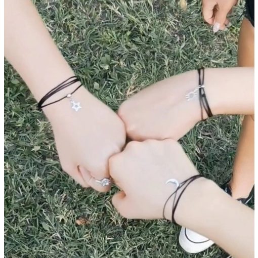 Selyemnyaklánc csillag medállal