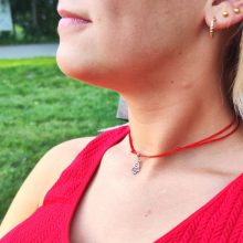 Selyemnyaklánc Hamsa kéz medállal