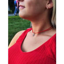 Selyemnyaklánc Hamsa kéz medállal