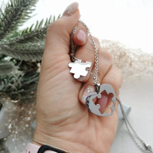 Puzzle nemesacél páros szett díszdobozban