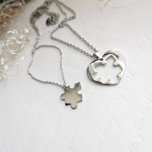 Puzzle nemesacél páros szett díszdobozban