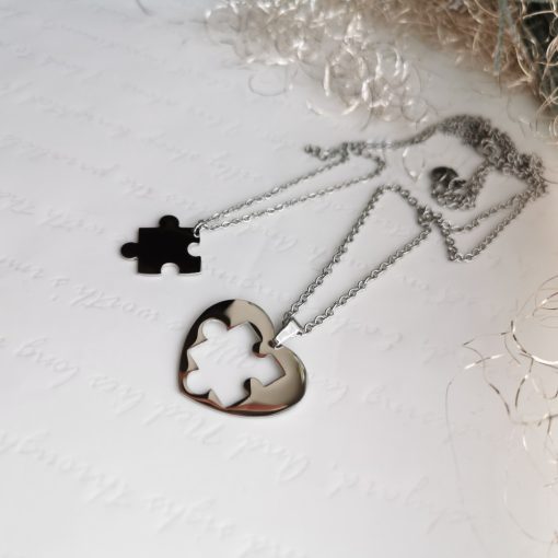 Puzzle nemesacél páros szett díszdobozban